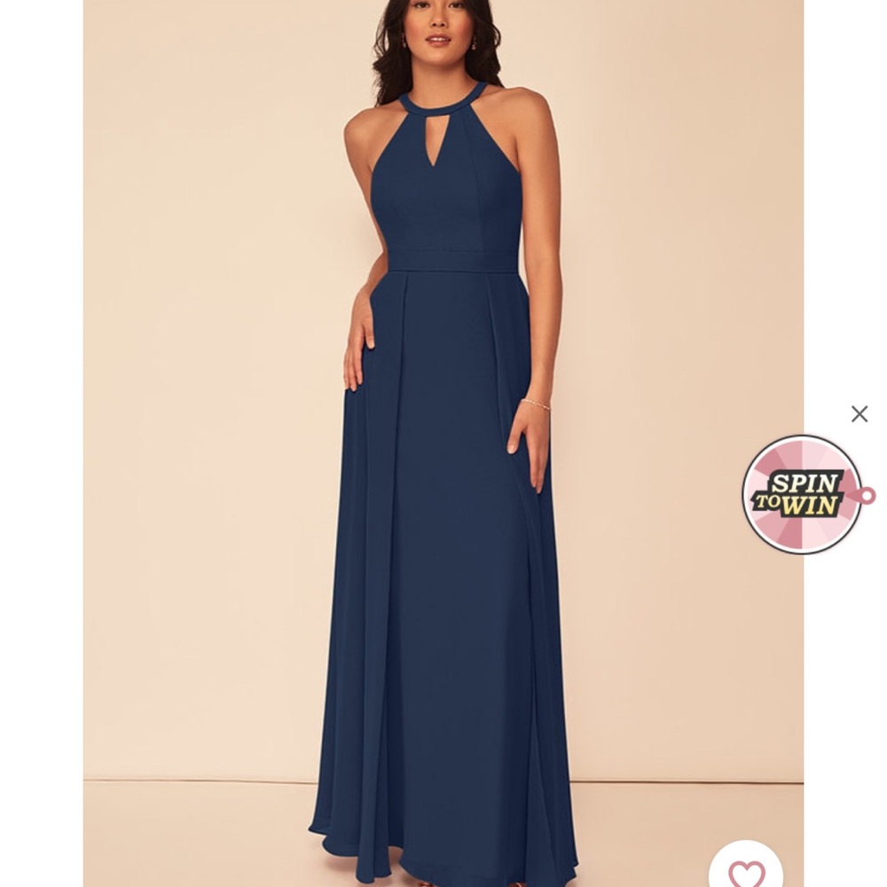 Azazie Navy Blue Dress